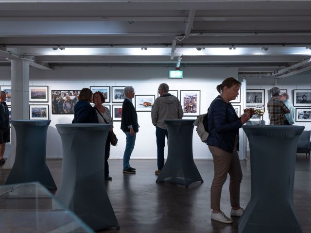 Ausstellungseröffnung Rolf Nobel, Arbeiter Des Meeres
