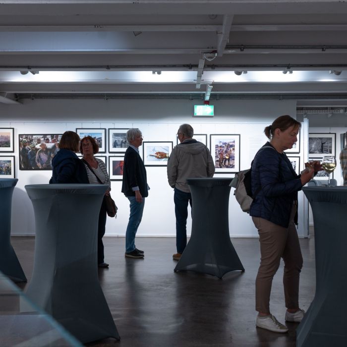 Ausstellungseröffnung Rolf Nobel, Arbeiter Des Meeres